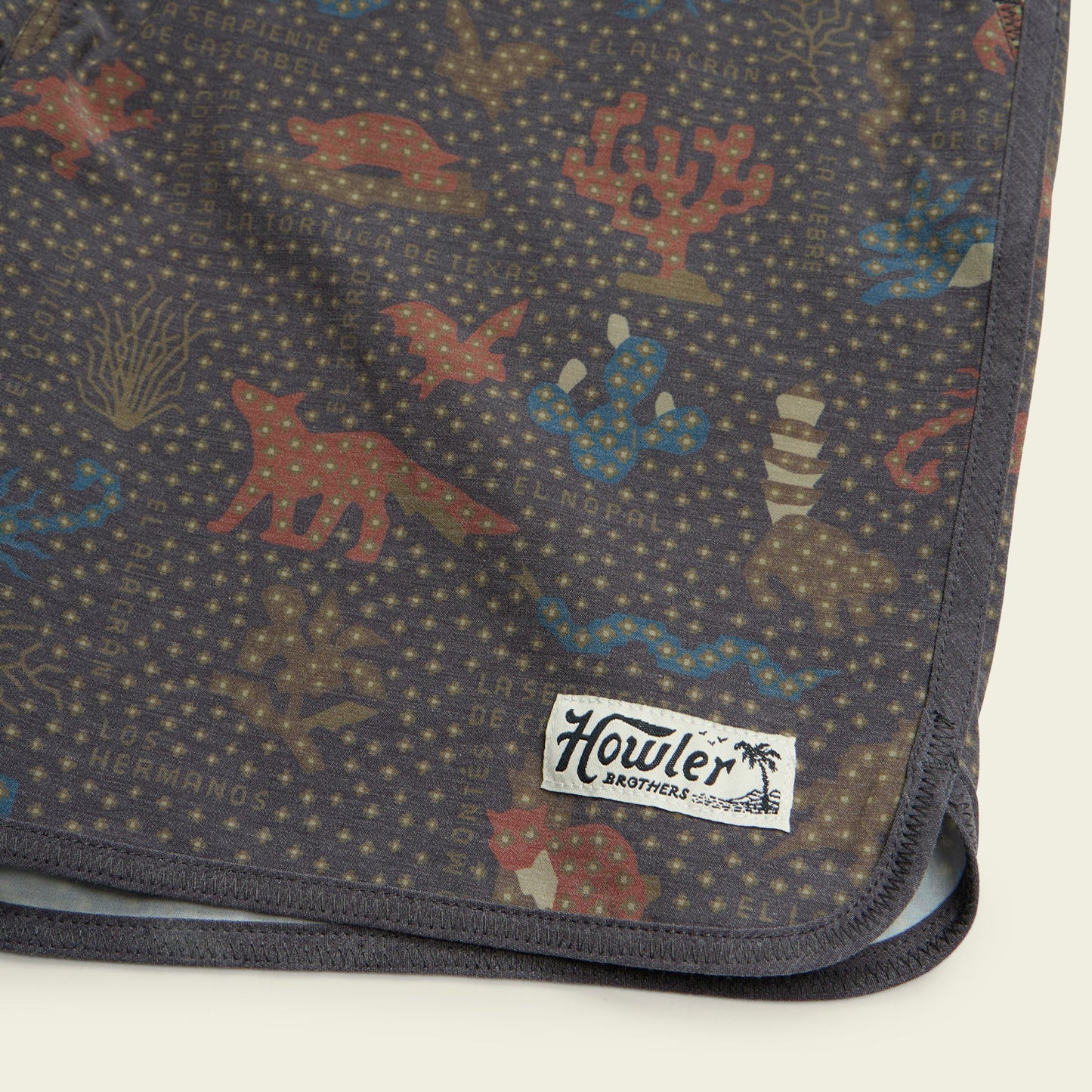 Bruja Boardshorts 18.5" - Ecosistema : Antique Black - View 6