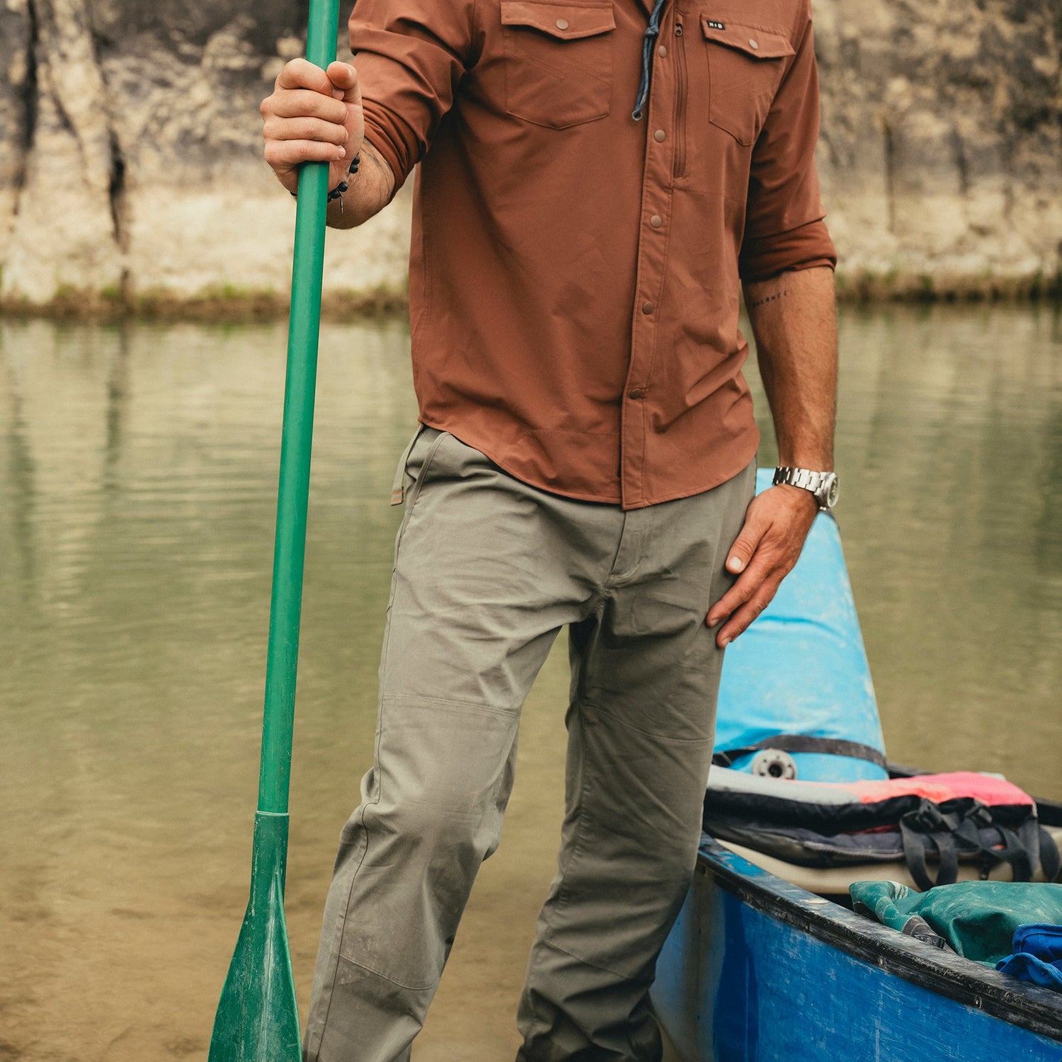 Reimers Trek Pants - Drab Olive - View 7