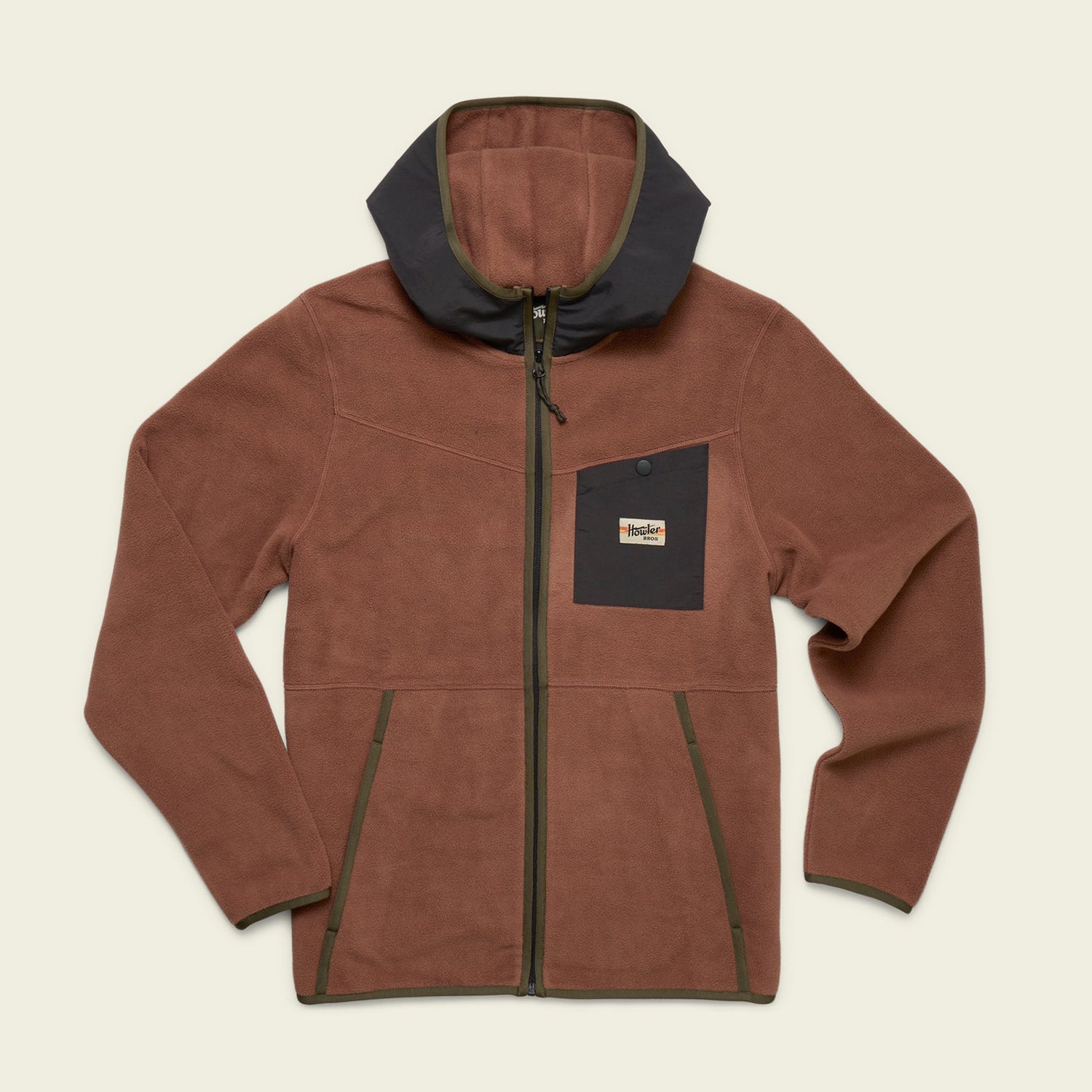 Free Range Hooded Jacket - Mink Brown