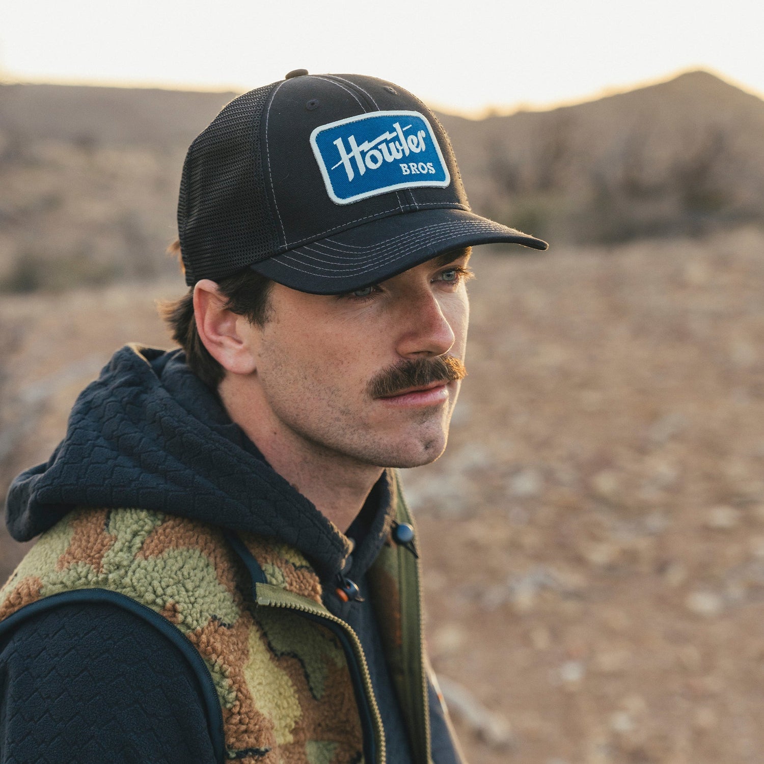 Howler Electric Standard Hat - Black Oxford