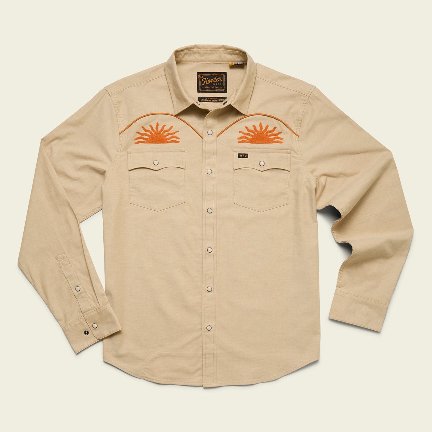 Crosscut Deluxe Snapshirt - El Sol : Gold