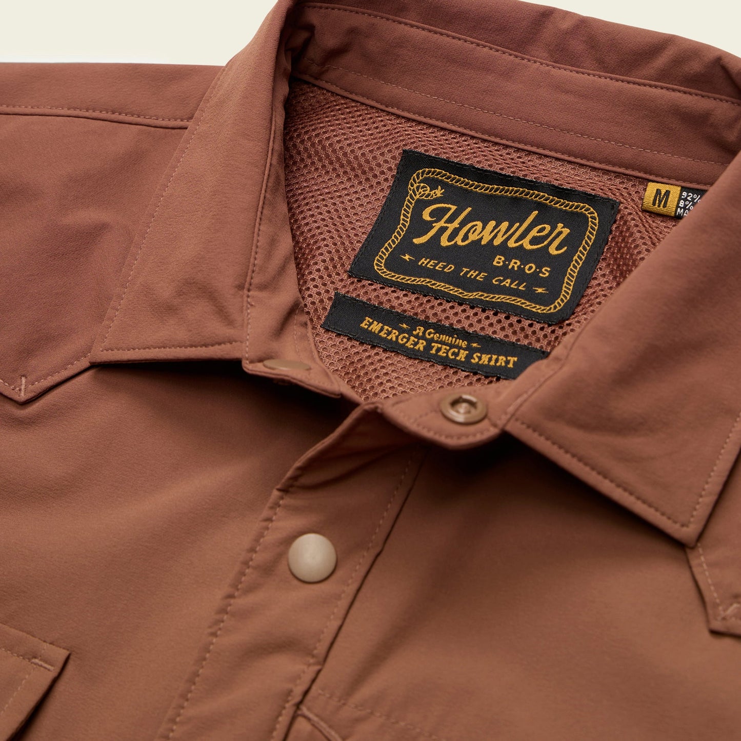 Emerger Tech Longsleeve - Mink Brown - View 6