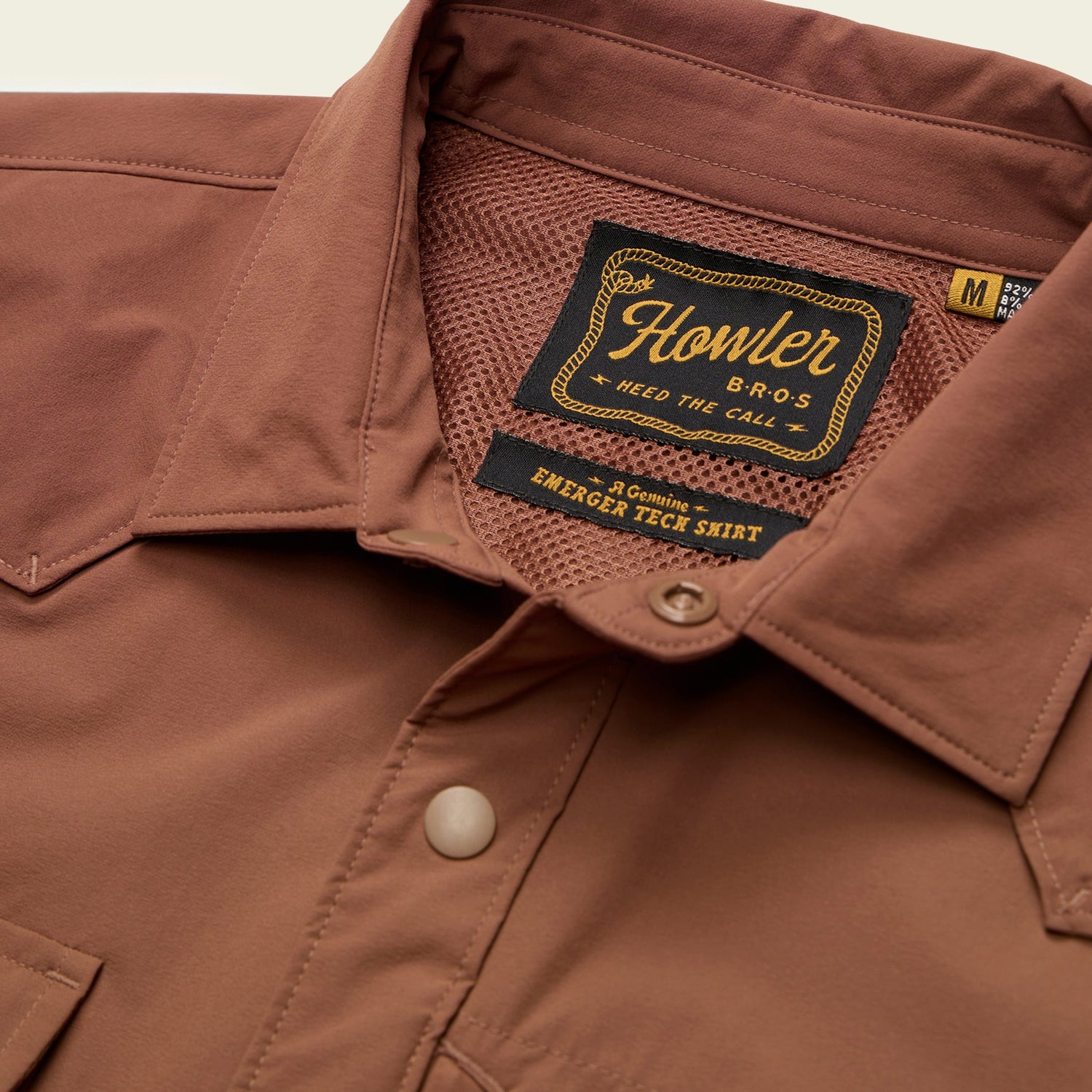 Emerger Tech Longsleeve - Mink Brown - View 6