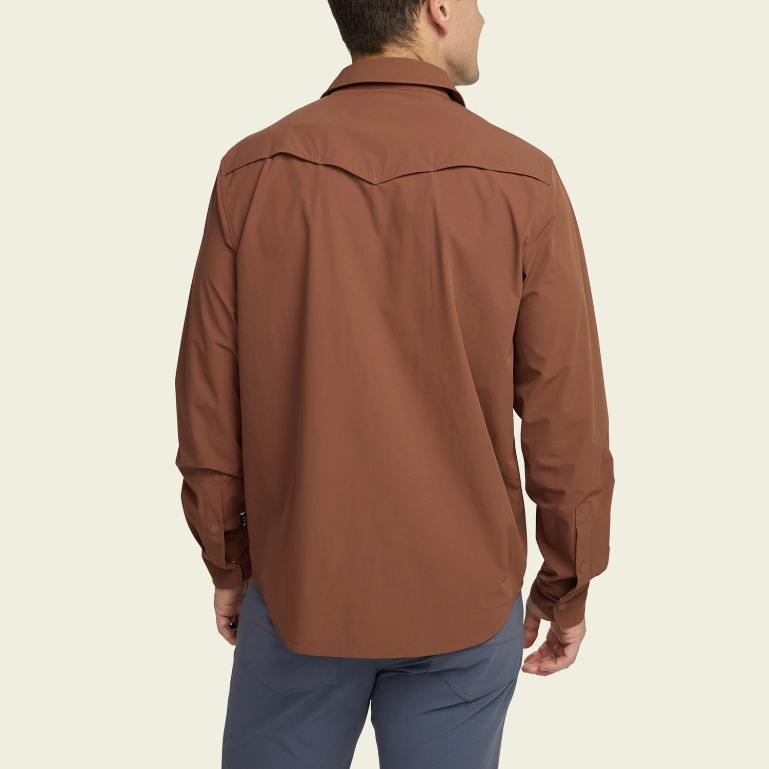 Emerger Tech Longsleeve - Mink Brown - View 5
