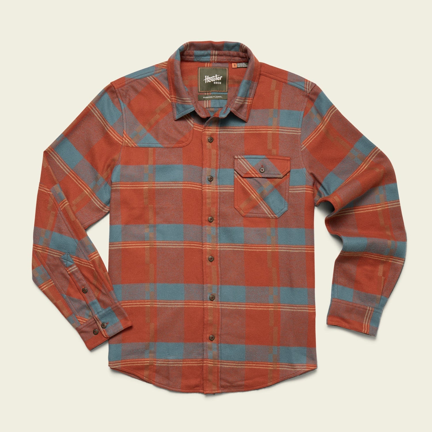 Harker's Flannel - Backdrop Plaid : Terracotta