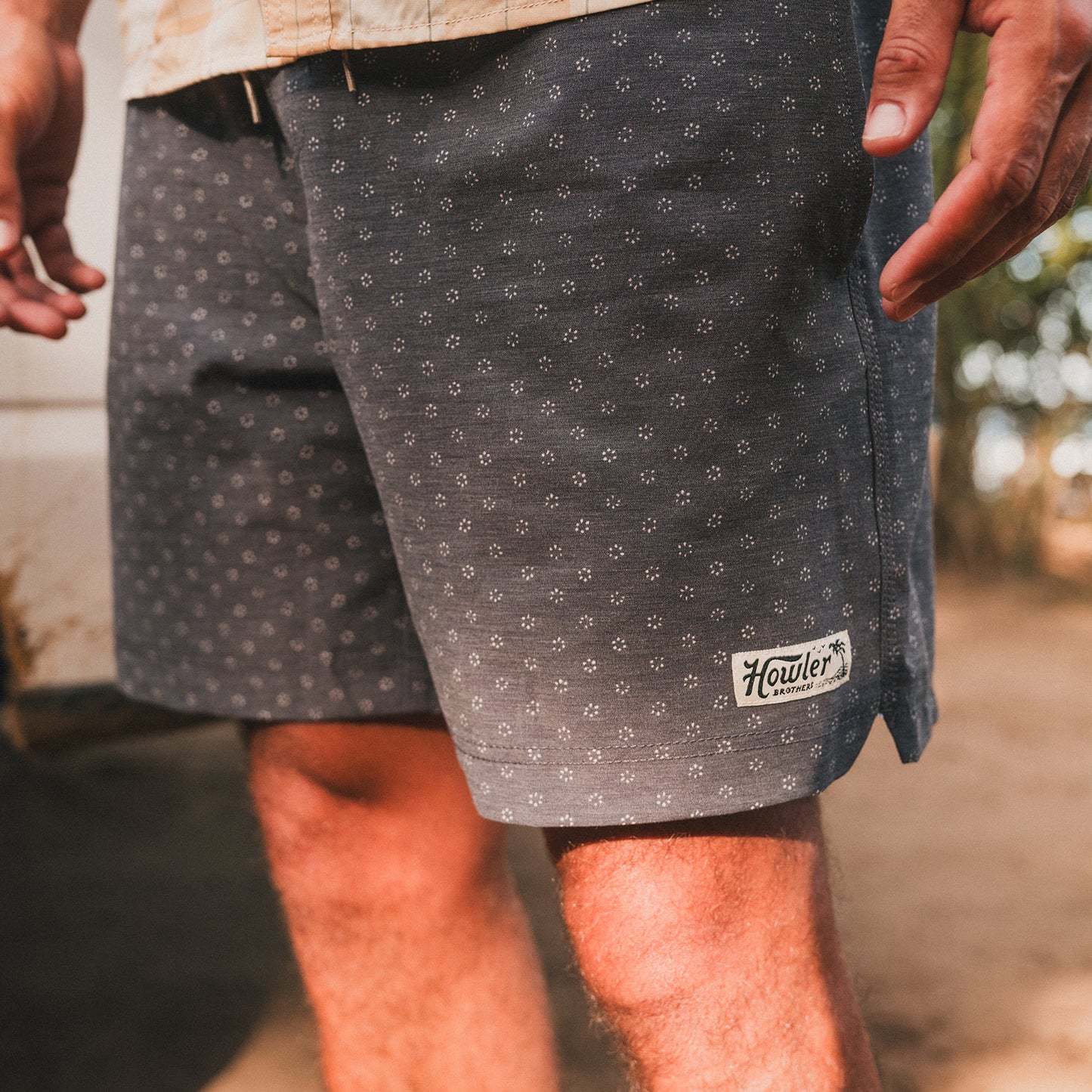 Deep Set Boardshorts 17" - Little Puddles : Nightfall - View 2