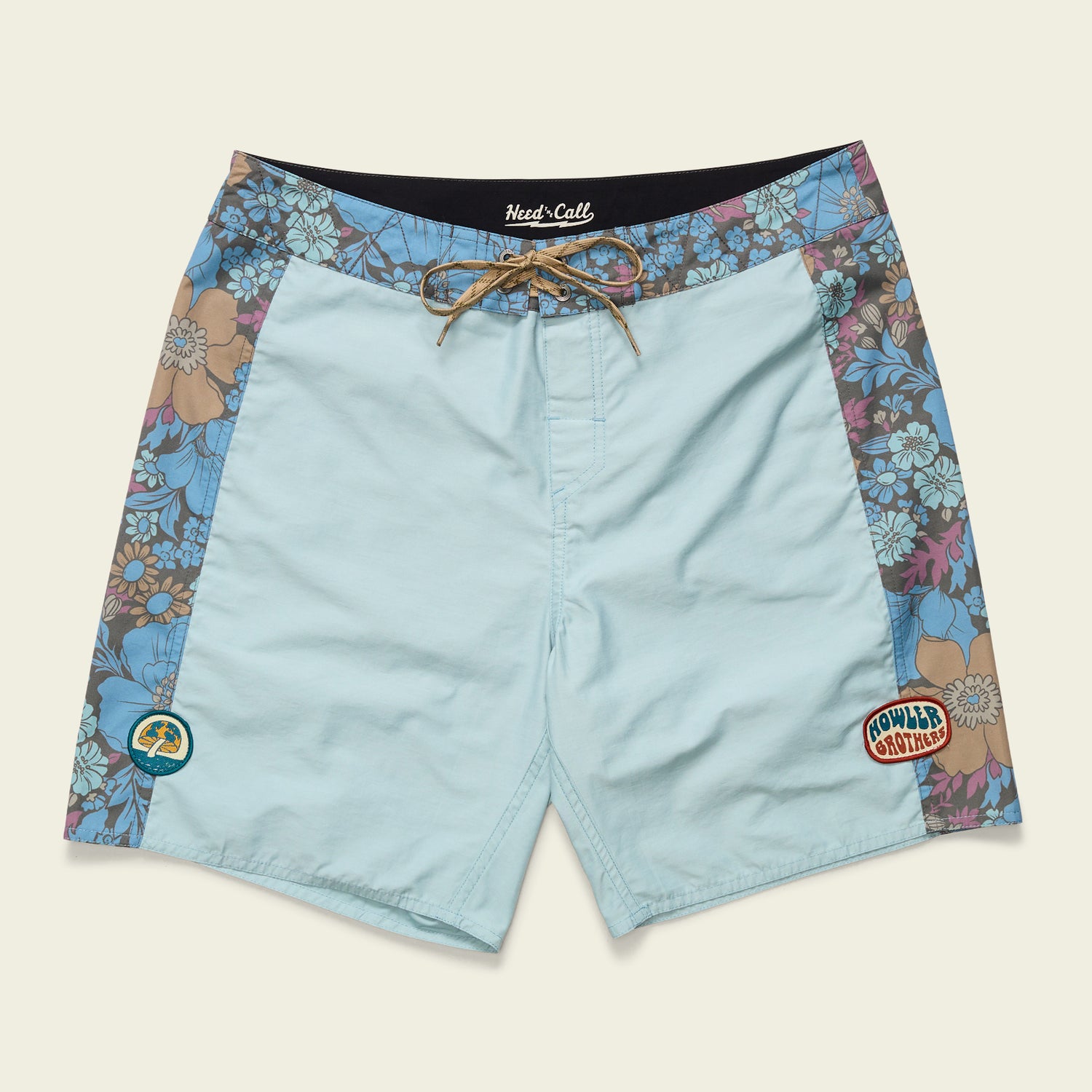 Ensueño Boardshorts 18" - Flower Power : Pool Blue