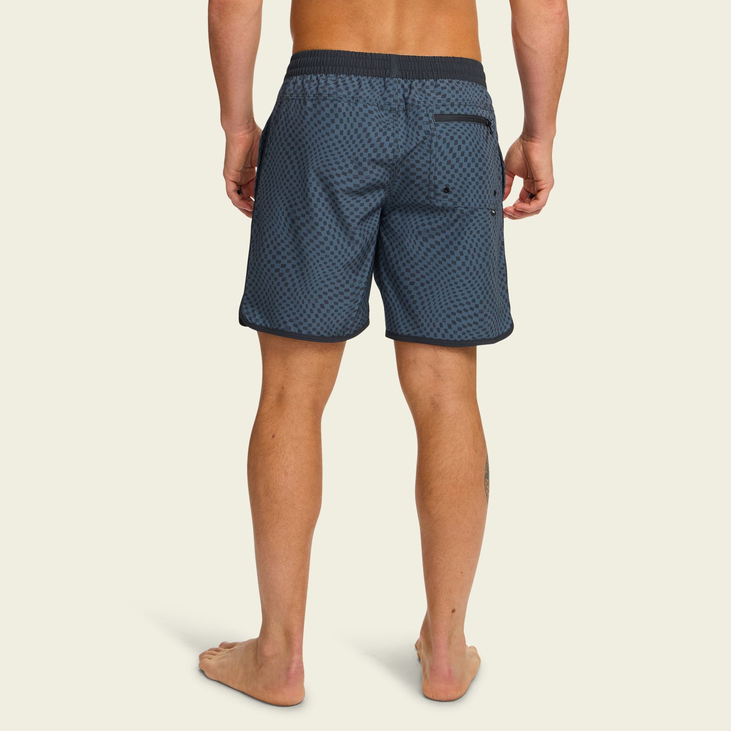 Warlock Tech Boardshorts 17" - Warped Checkers : Dark Slate - View 4