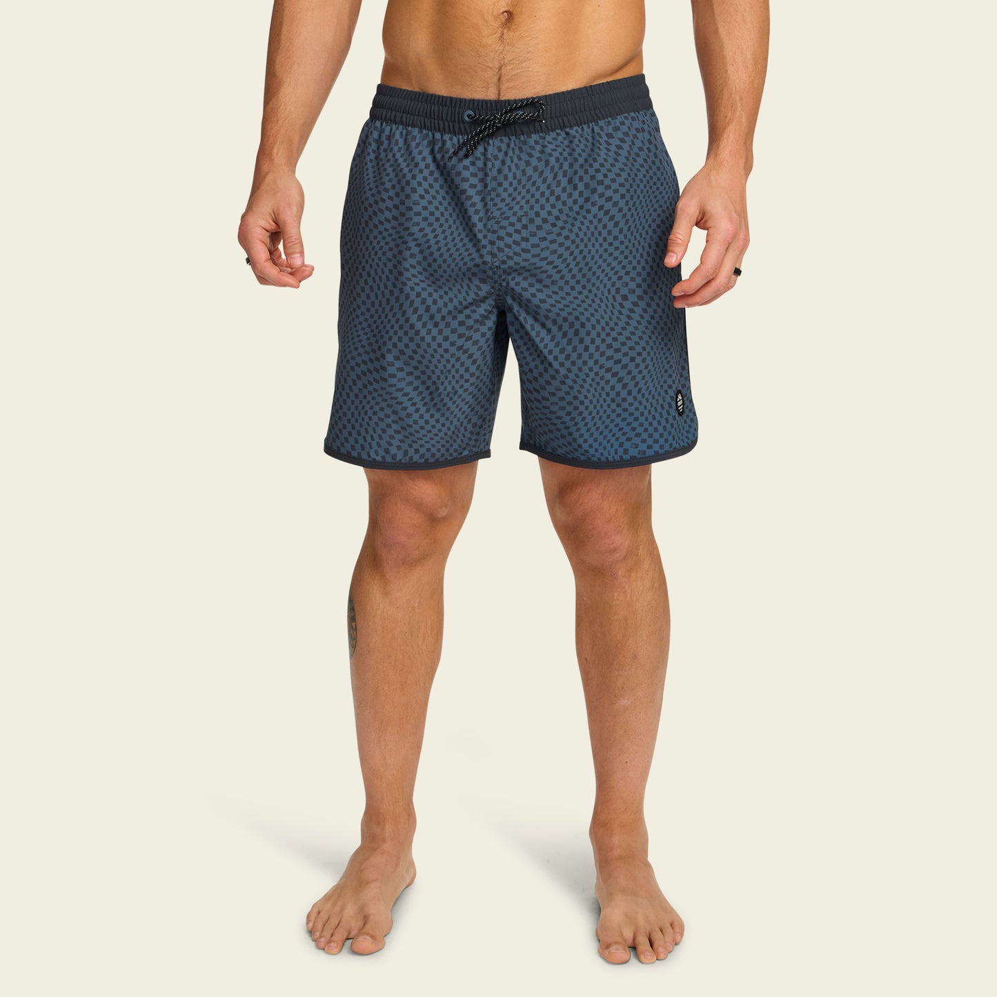 Warlock Tech Boardshorts 17" - Warped Checkers : Dark Slate - View 3