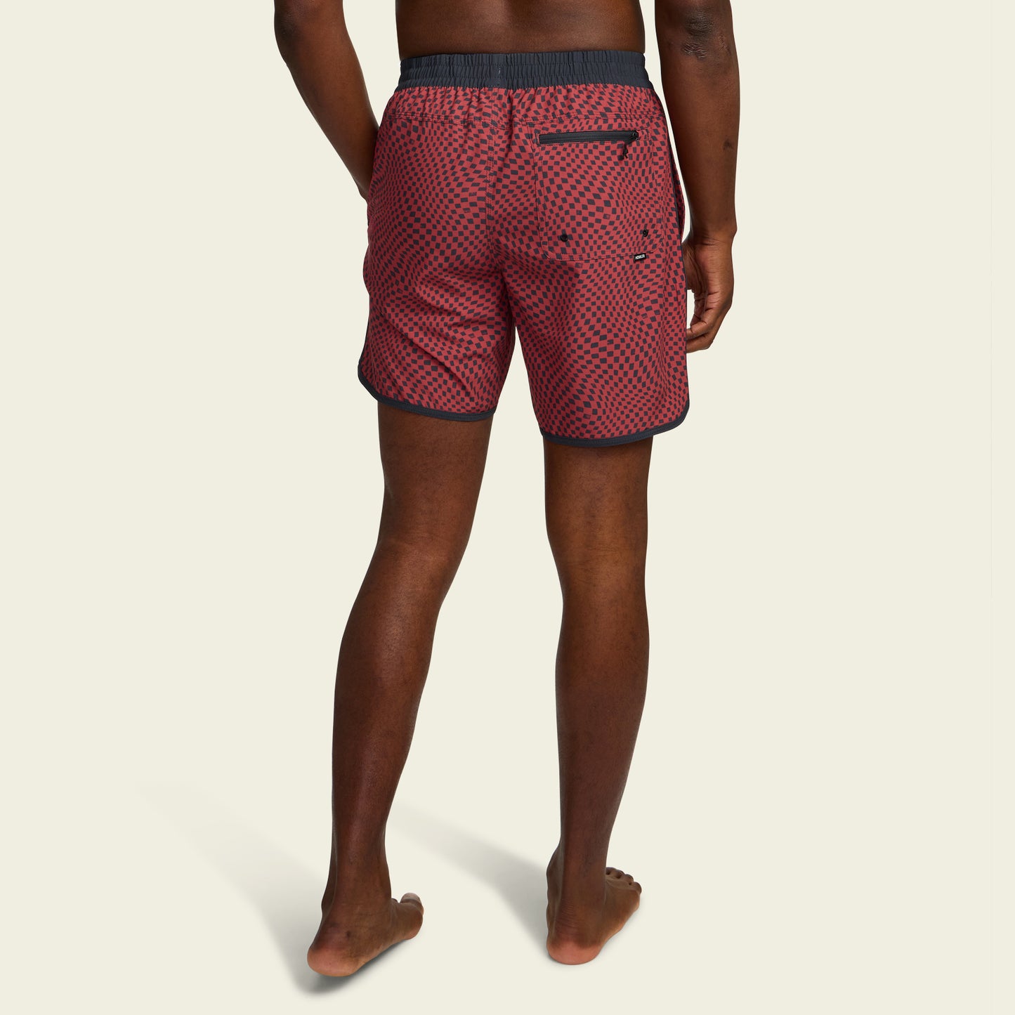 Warlock Tech Boardshorts 17" - Warped Checkers : Red River - View 4