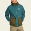 Storm Splitter Rain Shell - Dark Teal / Dark Olive