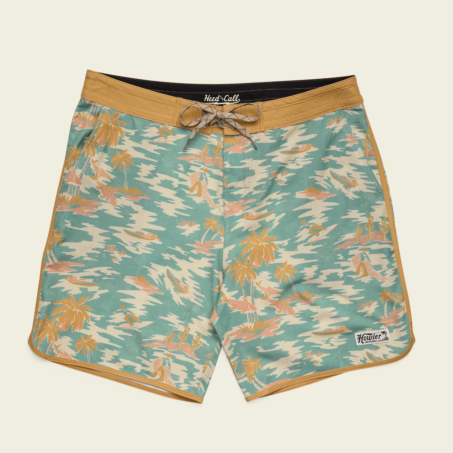 Bruja Boardshorts 18.5" - Dreamland : Seafoam - View 1