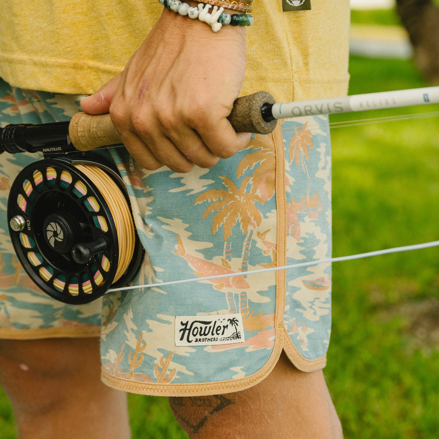 Bruja Boardshorts 18.5" - Dreamland : Seafoam - View 2