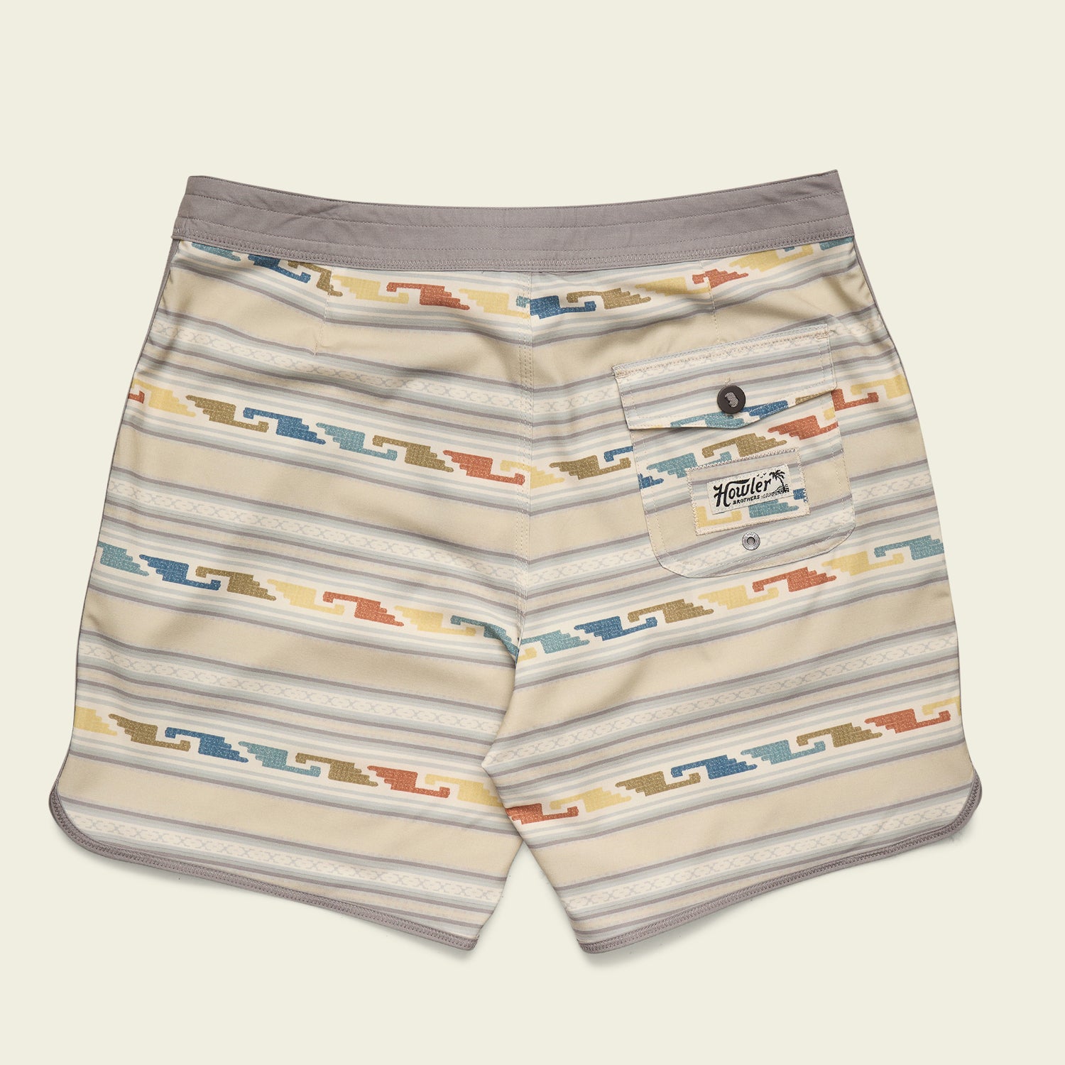Bruja Boardshorts 18.5" - Temple Tracks : Sand - View 8