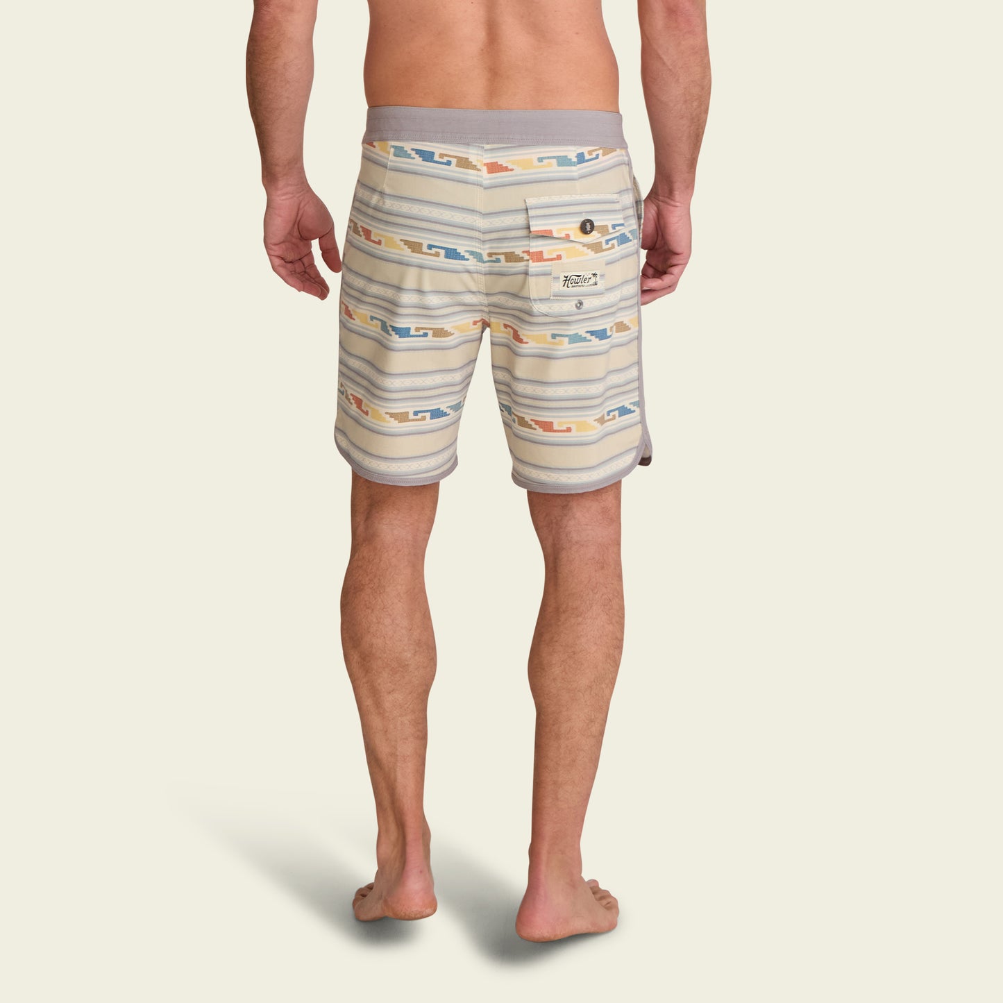Bruja Boardshorts 18.5" - Temple Tracks : Sand - View 4