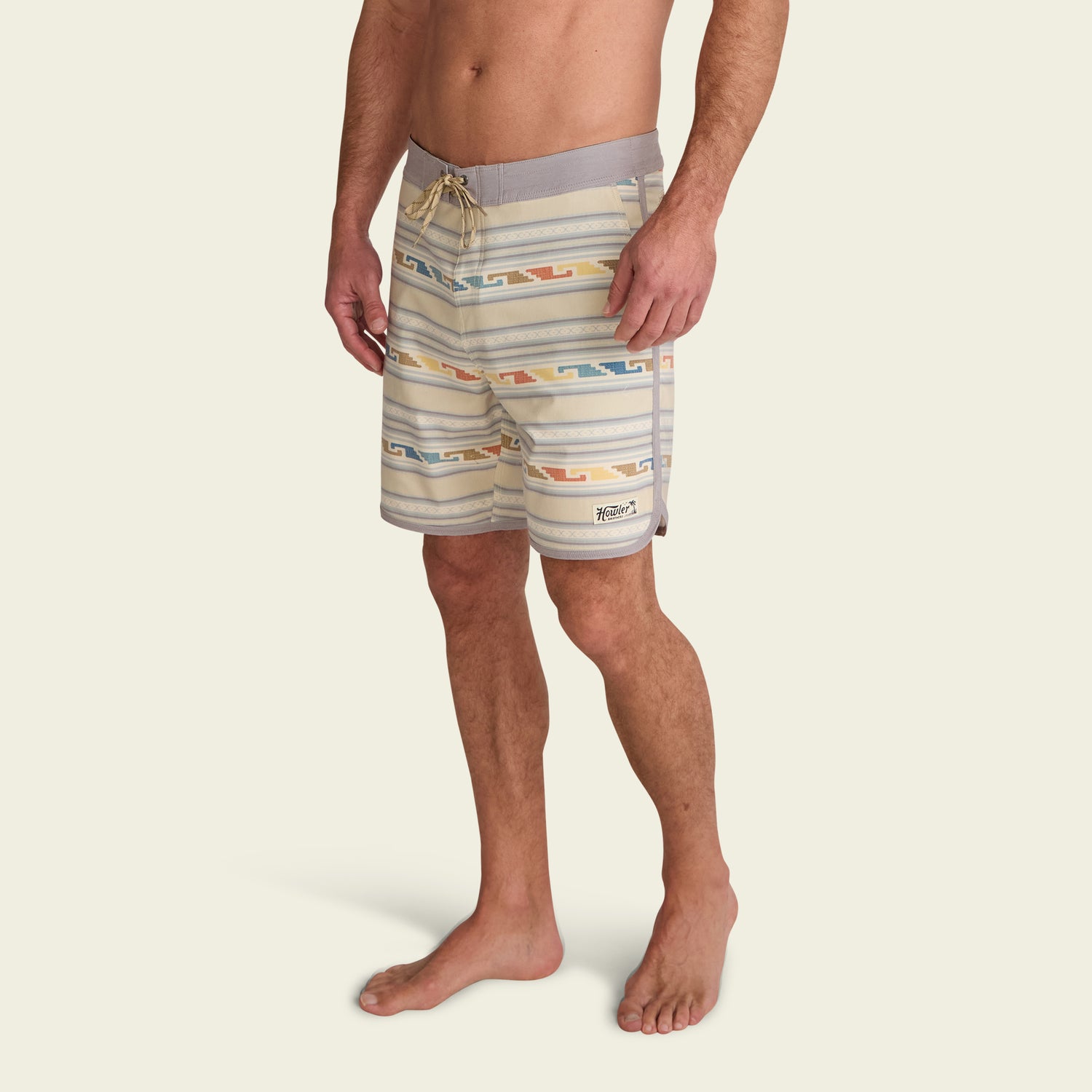 Bruja Boardshorts 18.5" - Temple Tracks : Sand - View 3