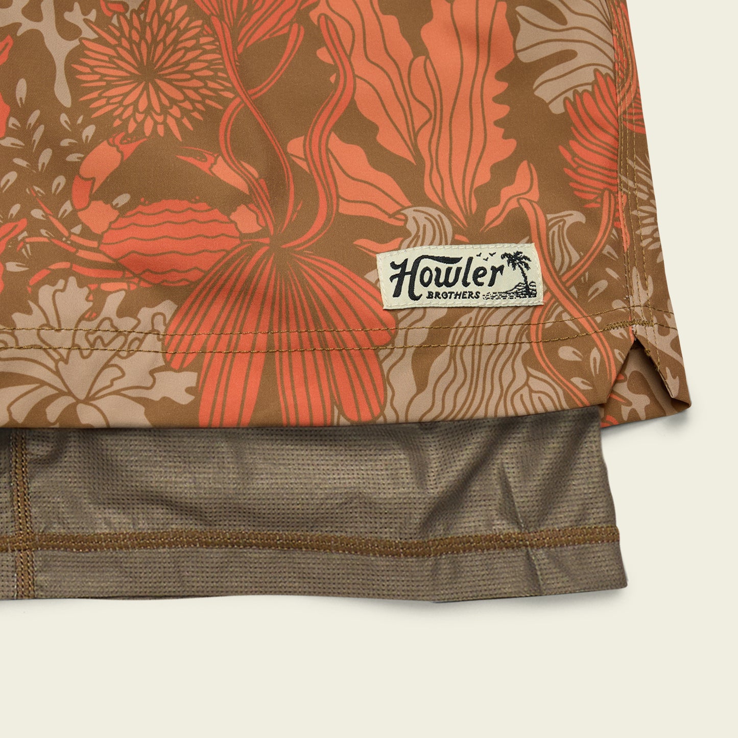 Deep Set Boardshorts - Reef Madness : Tangerine - View 5