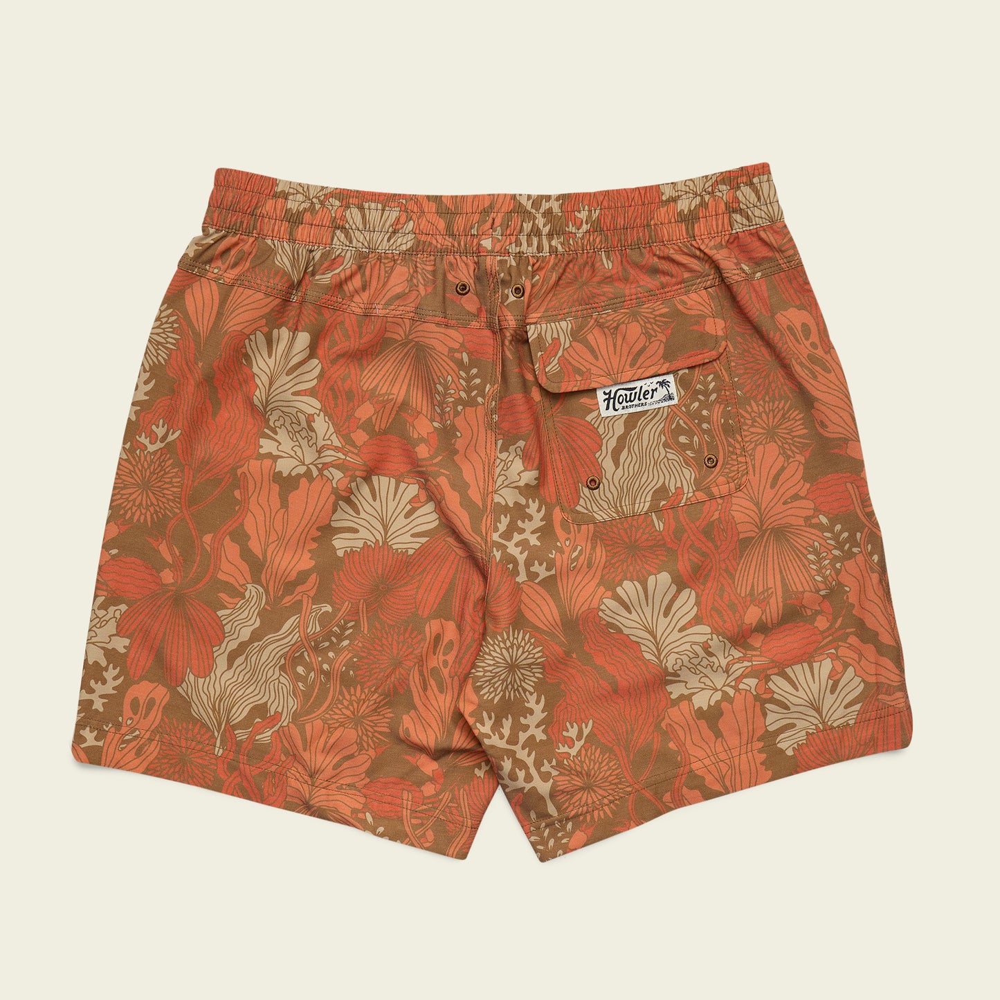 Deep Set Boardshorts - Reef Madness : Tangerine - View 8