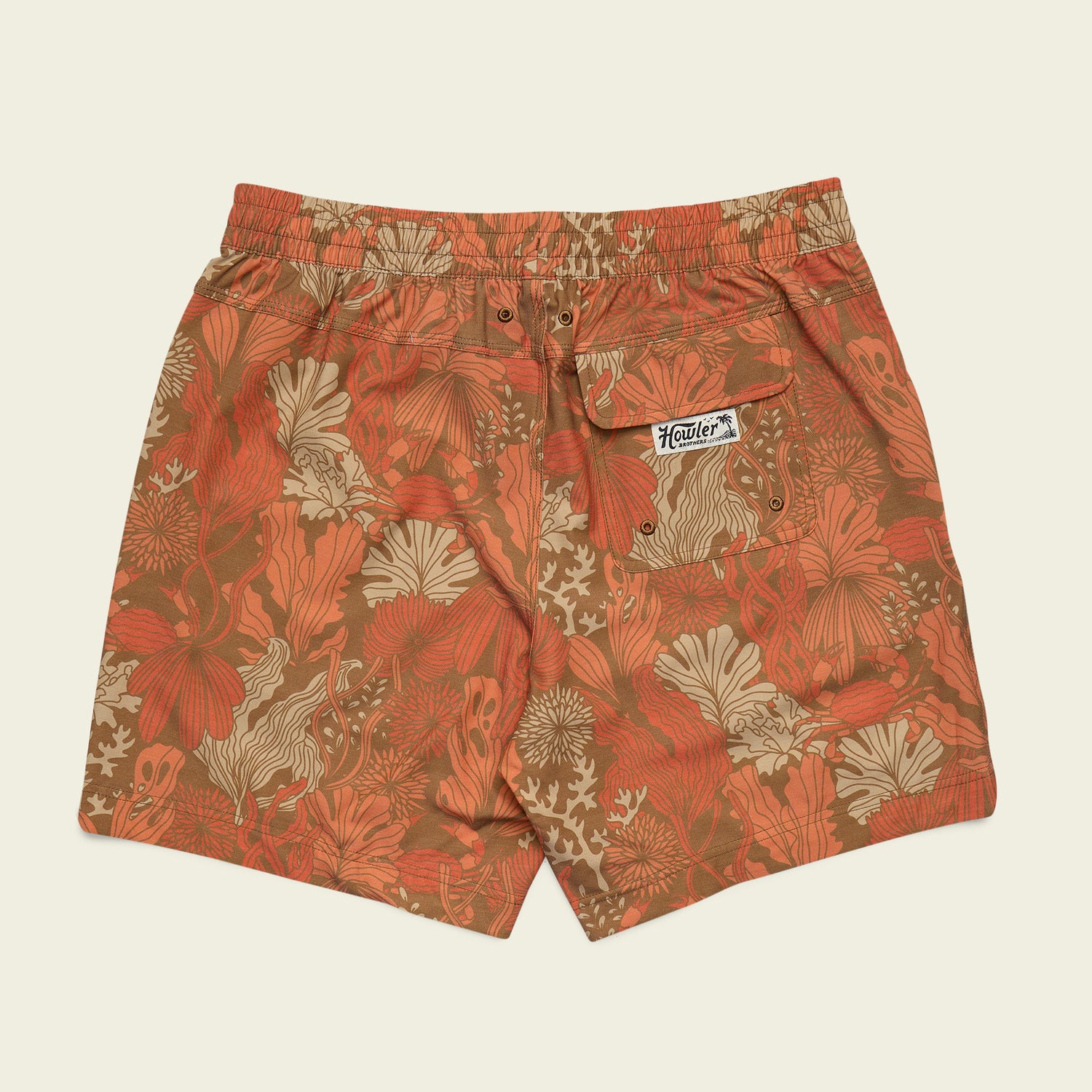 Deep Set Boardshorts - Reef Madness : Tangerine - View 8