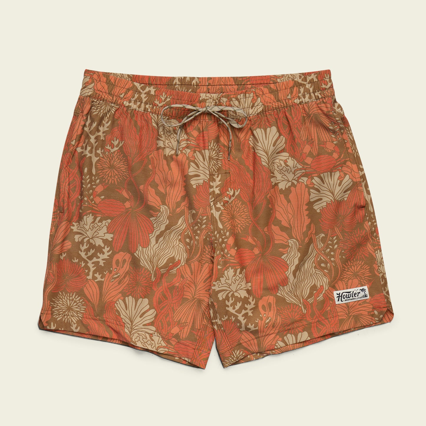 Deep Set Boardshorts - Reef Madness : Tangerine - View 1