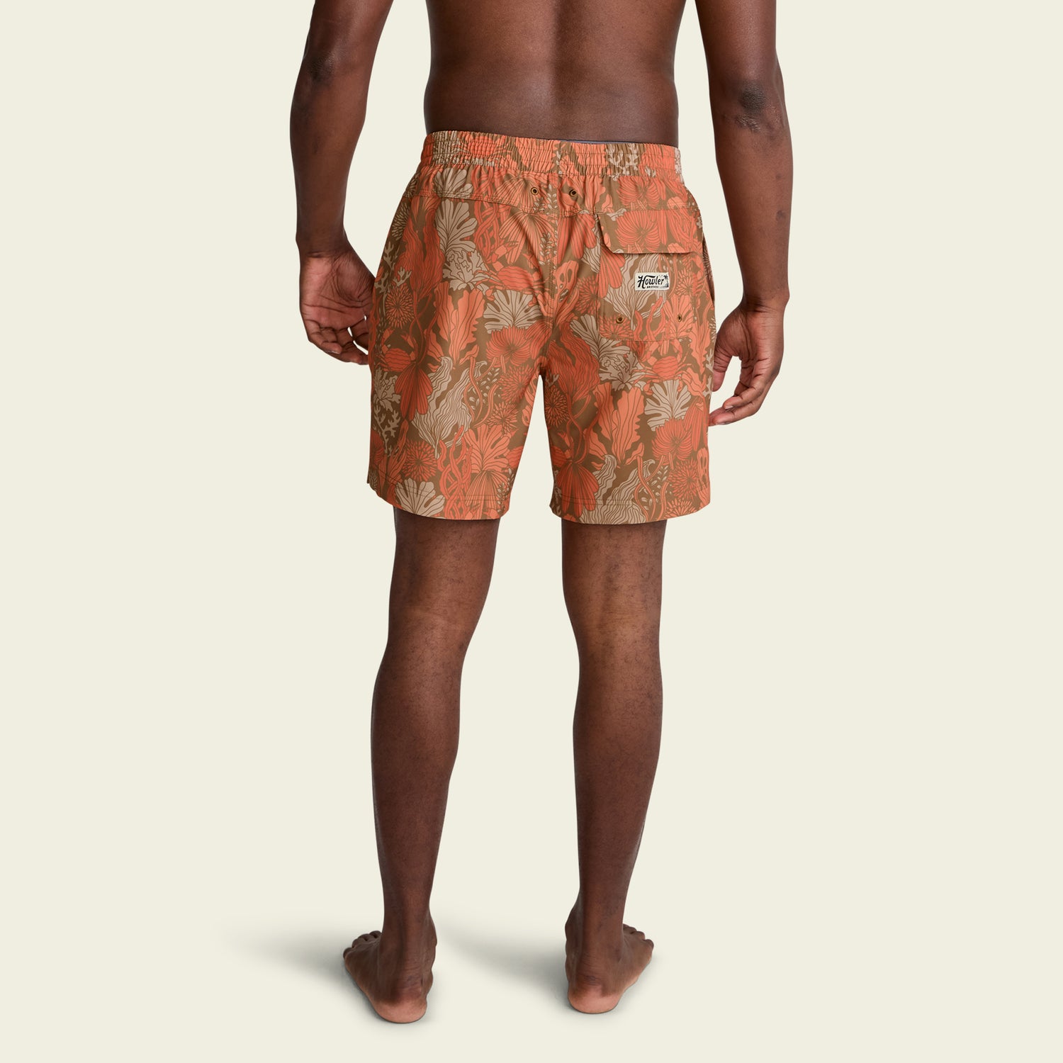 Deep Set Boardshorts - Reef Madness : Tangerine - View 4