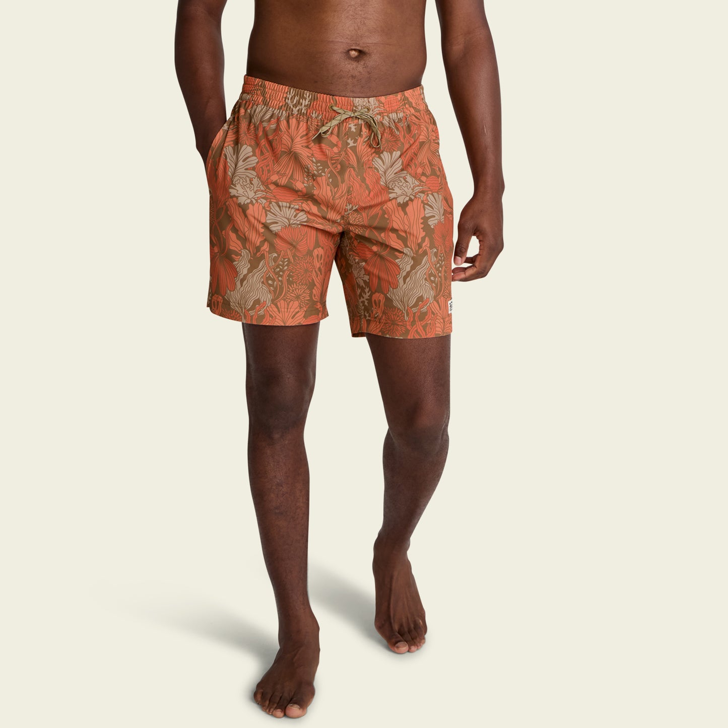 Deep Set Boardshorts - Reef Madness : Tangerine - View 3