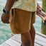Pressure Drop Cord Shorts - Grid : British Khaki