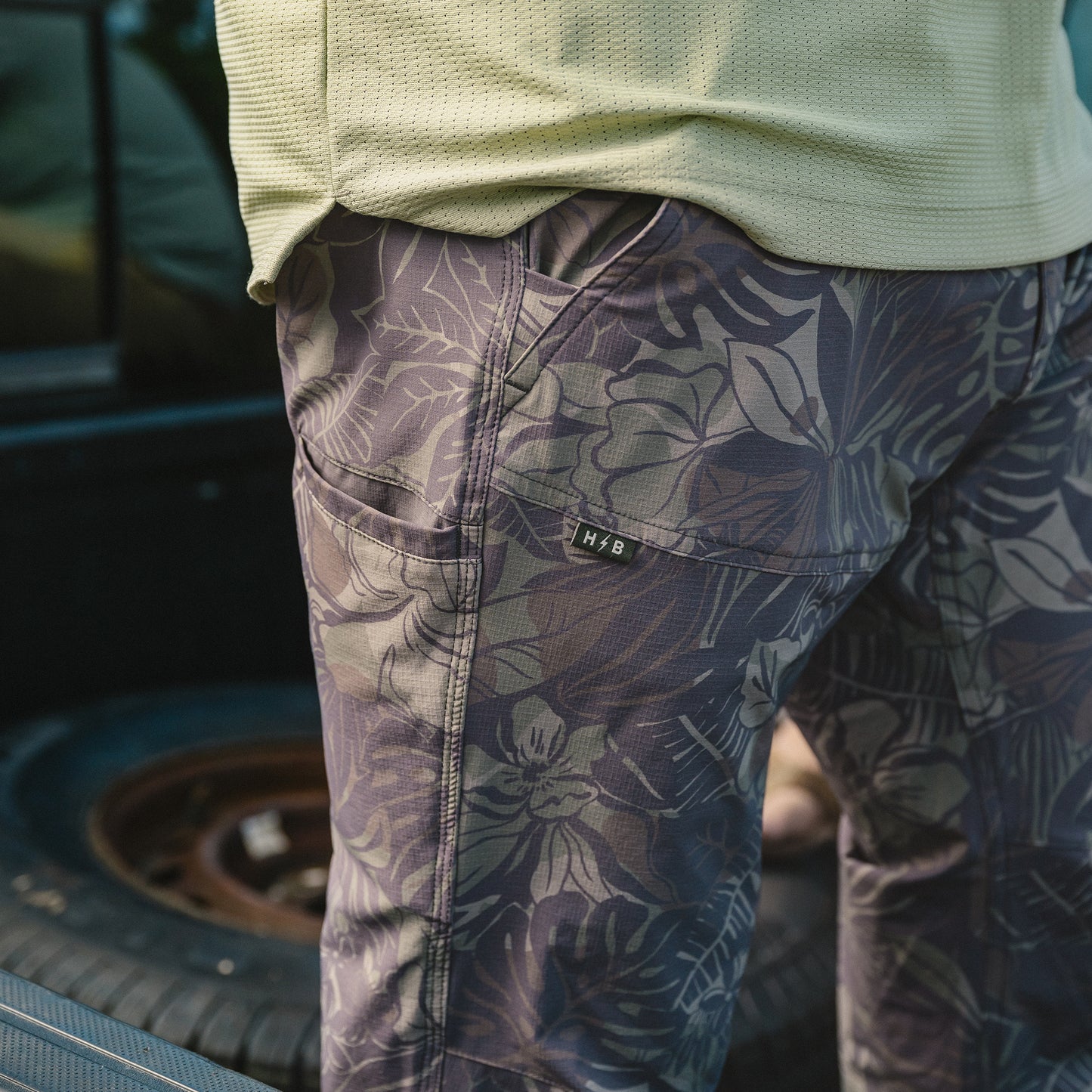 Shoalwater Tech Pants - Tropical Noir : Antique Black - View 2