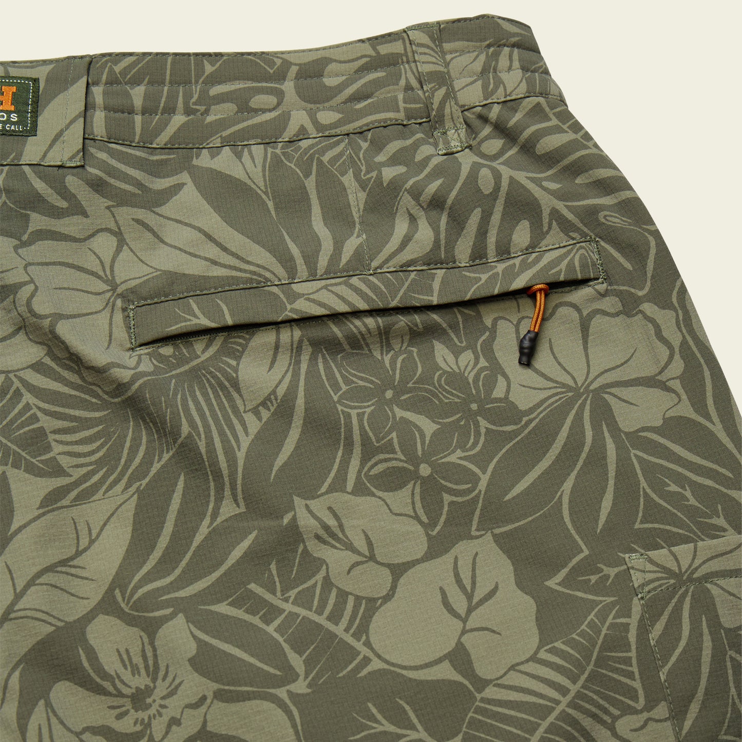 Shoalwater Tech Shorts - Tropic Noir : Vetiver - View 6