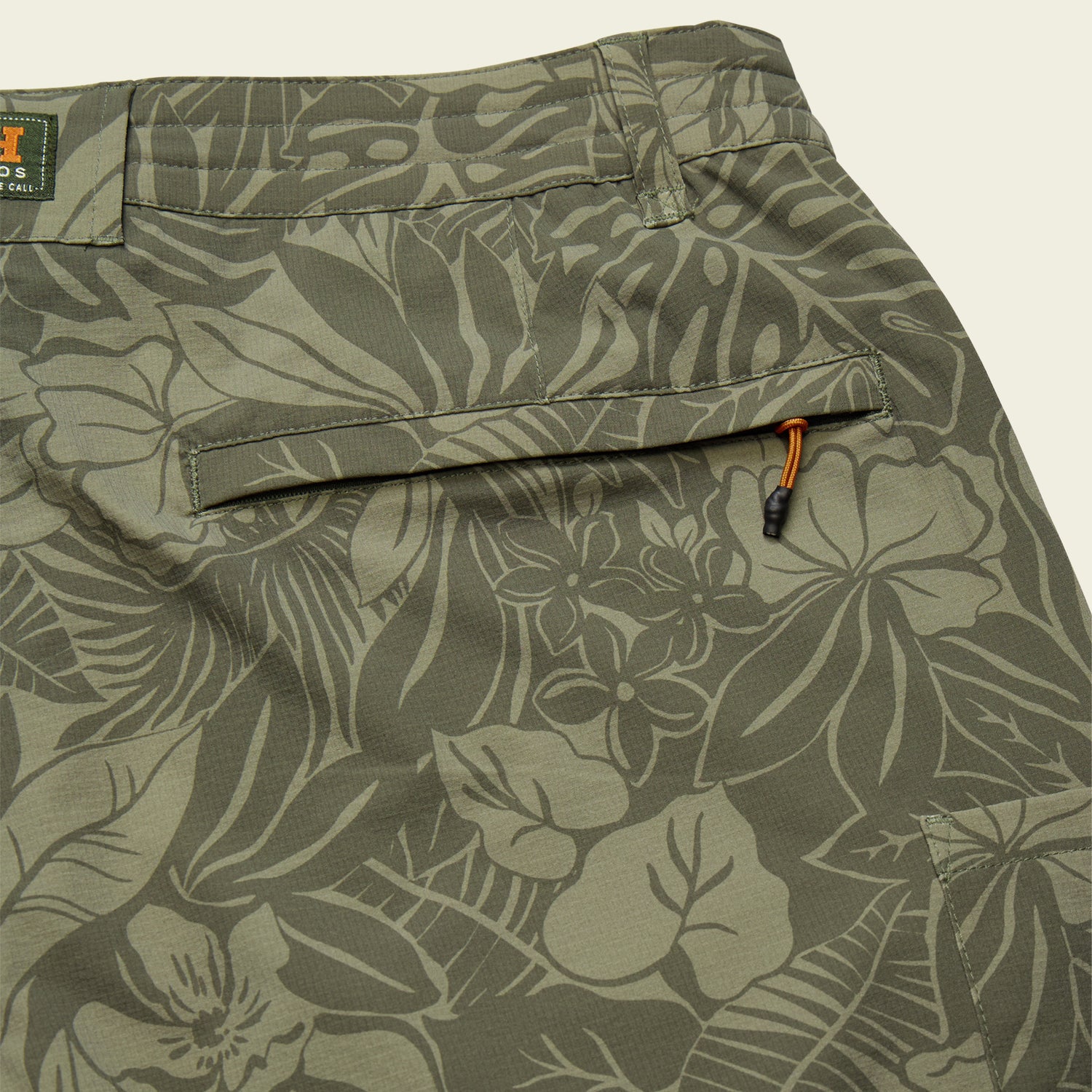 Shoalwater Tech Shorts - Tropic Noir : Vetiver - View 6