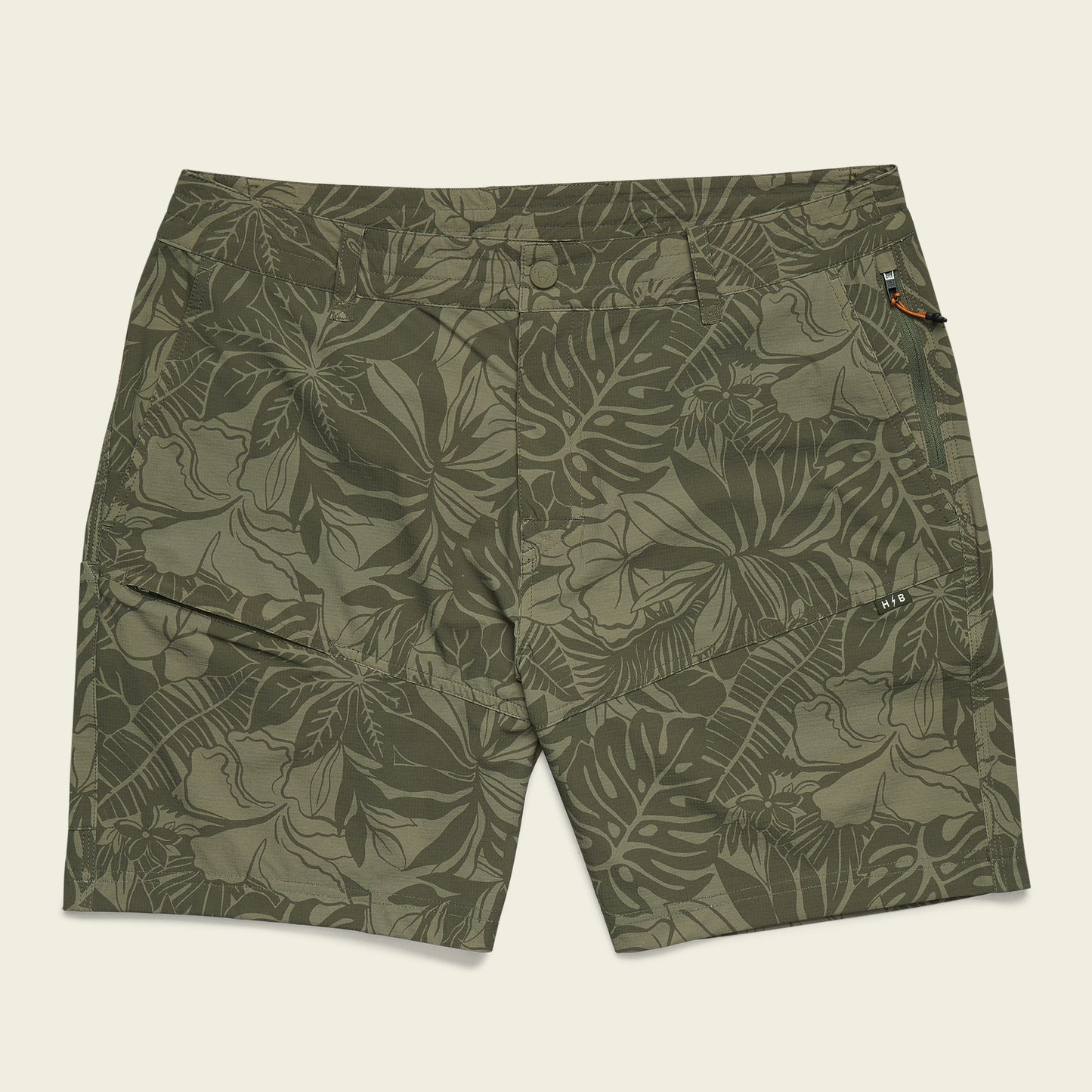 Shoalwater Tech Shorts - Tropic Noir : Vetiver - View 1