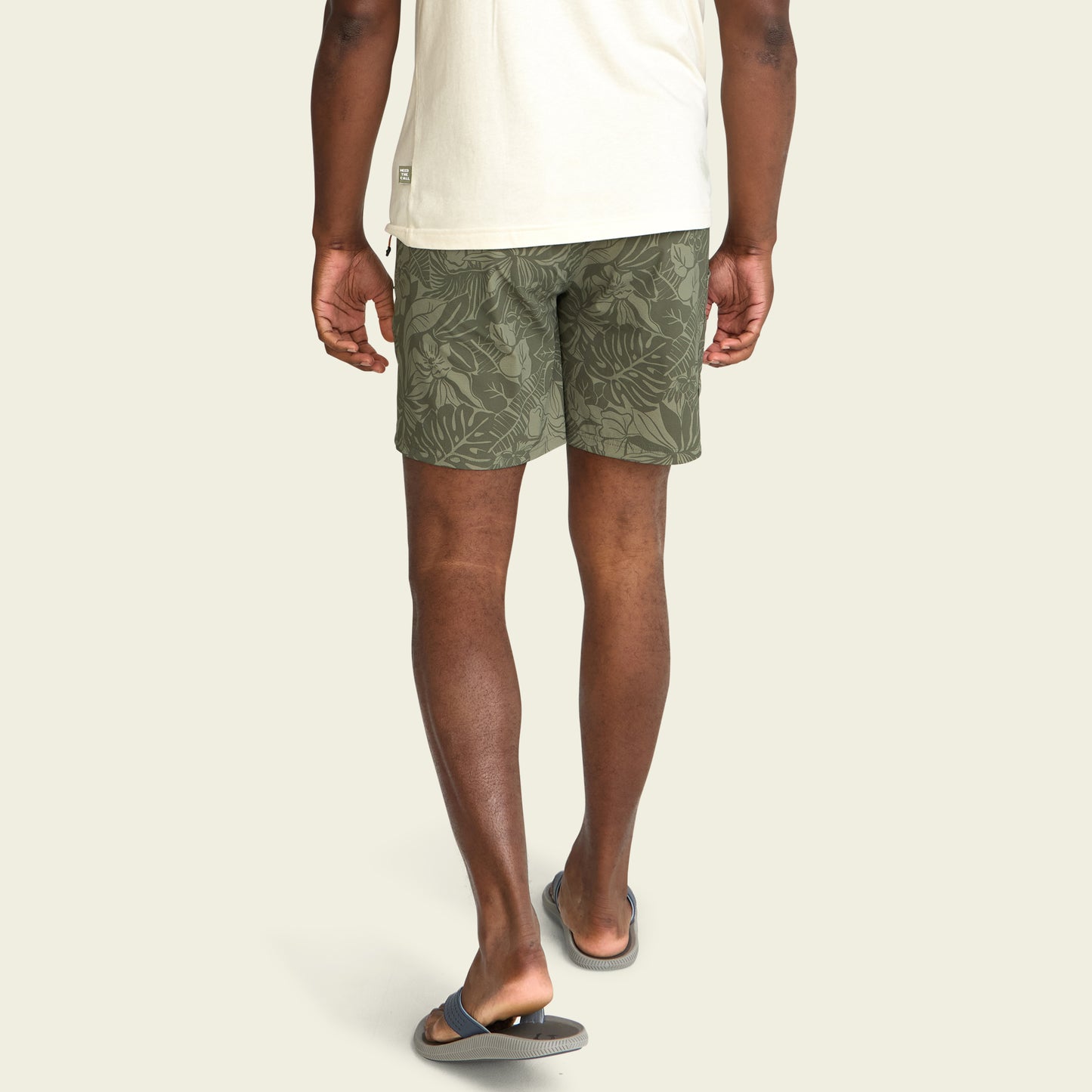 Shoalwater Tech Shorts - Tropic Noir : Vetiver - View 4
