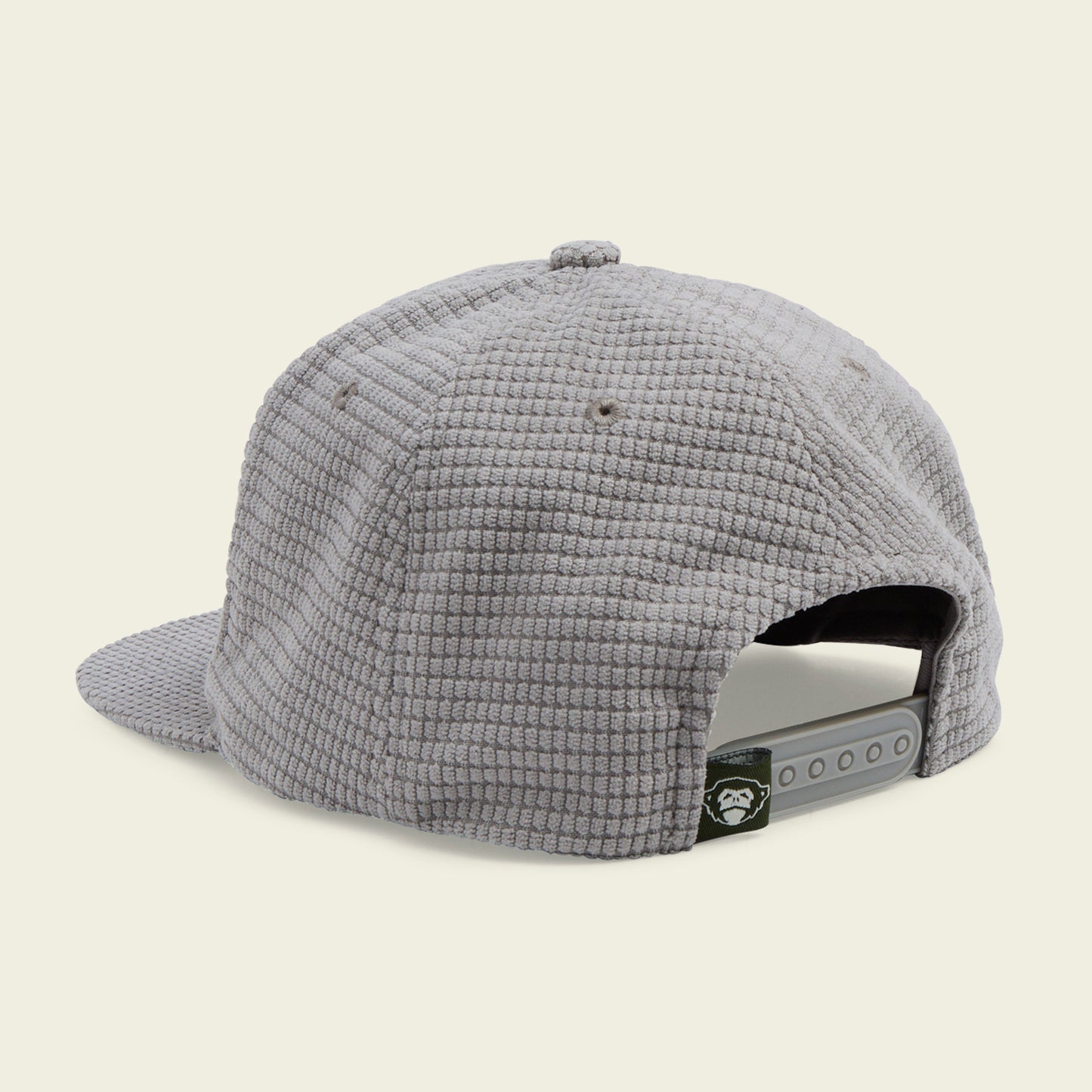 Trout Bolt Snapback - Grey Grid Corduroy - View 3