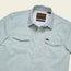H Bar B Tech Longsleeve - Supernova Stripe : Ash Blue