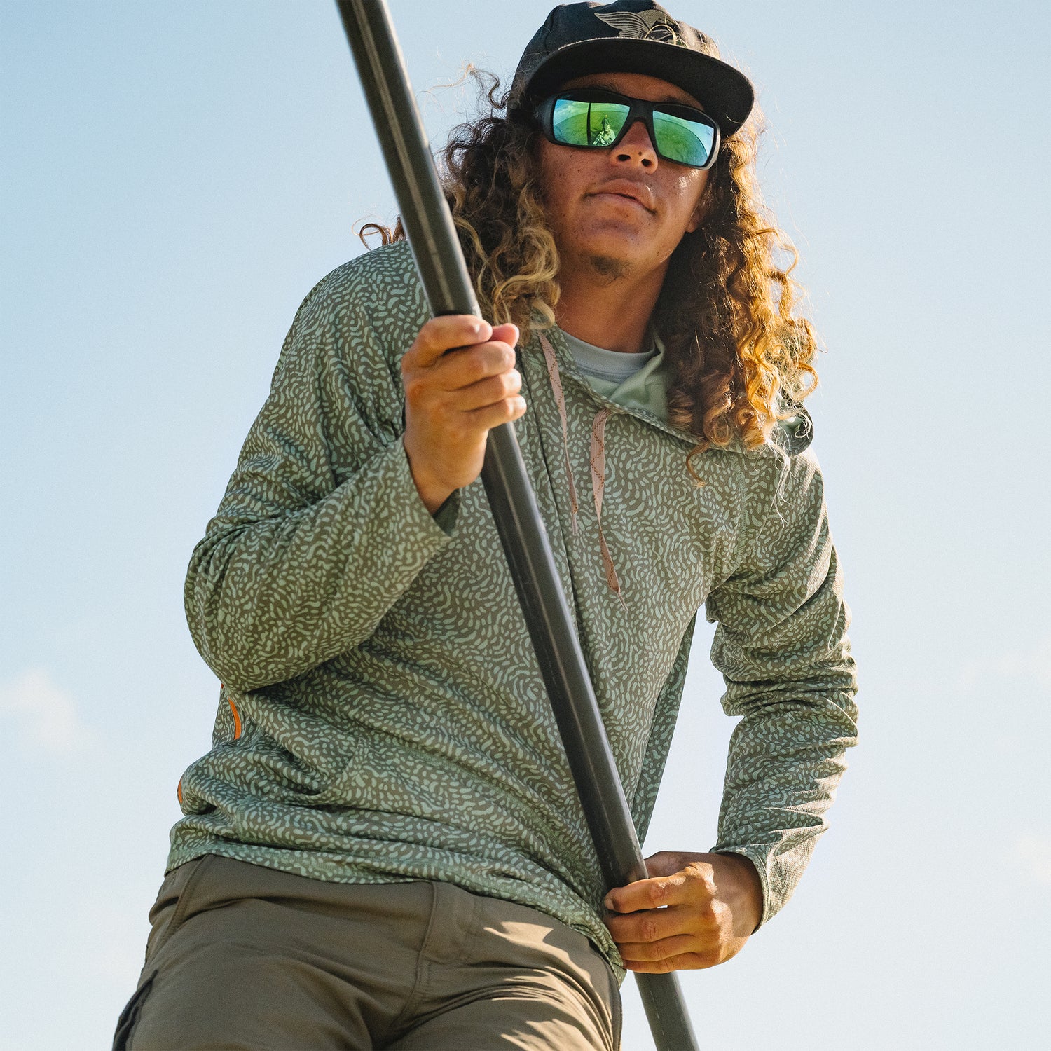 Loggerhead Hoodie - Pond Patterns : Mermaid