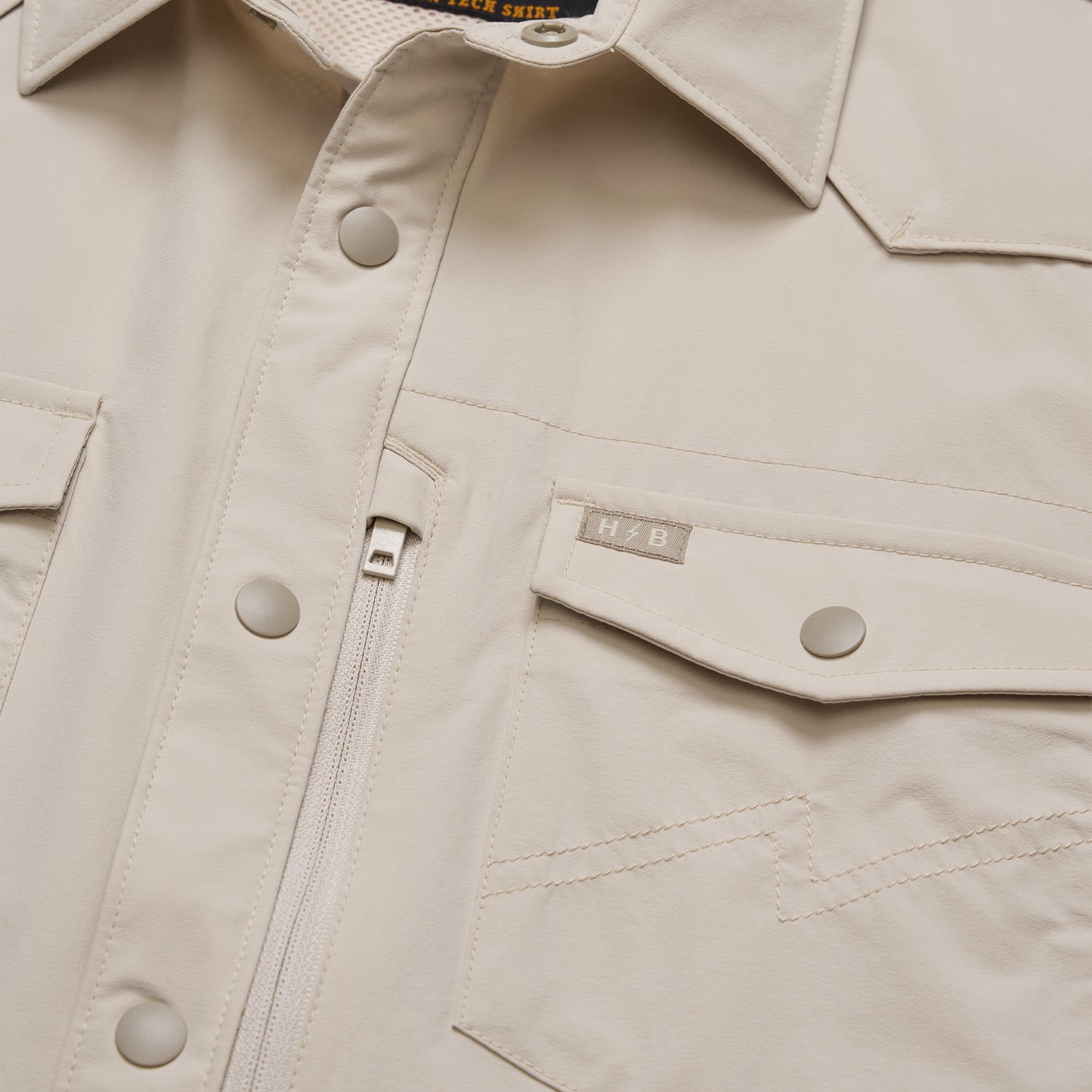 Emerger Tech Shirt - Chalk - View 4