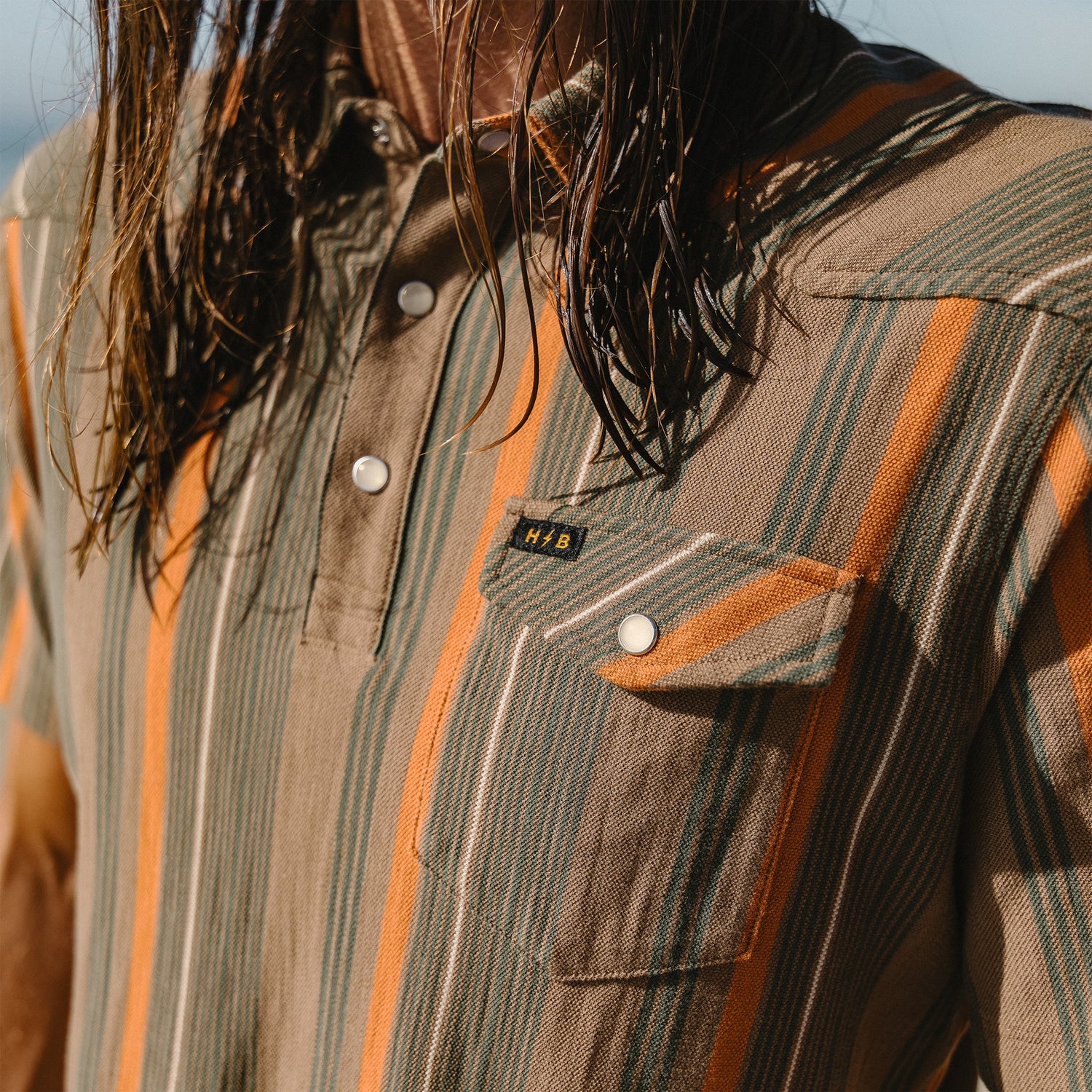 Ranchero Polo - Old Bill Stripe : Otter