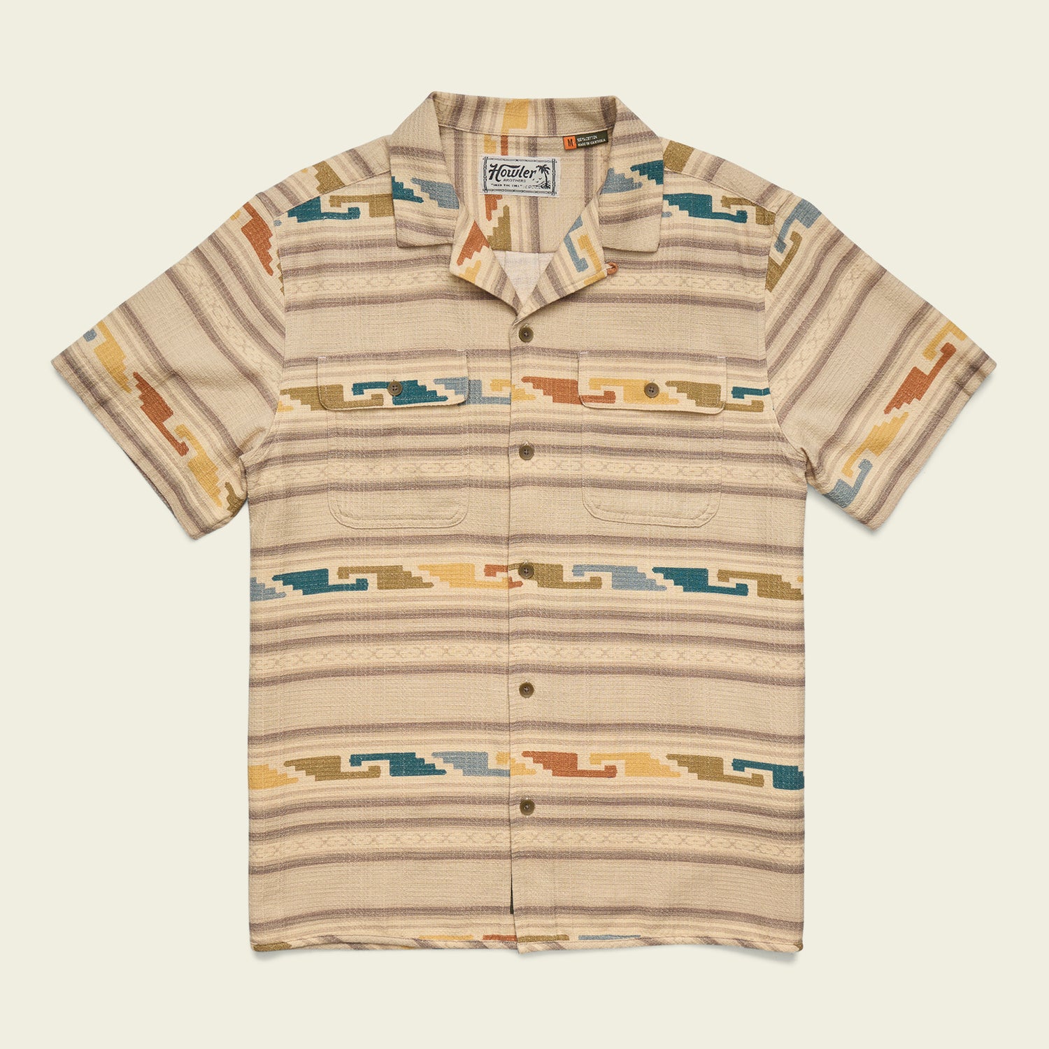 Shores Club Shirt - Temple Tracks : Natural